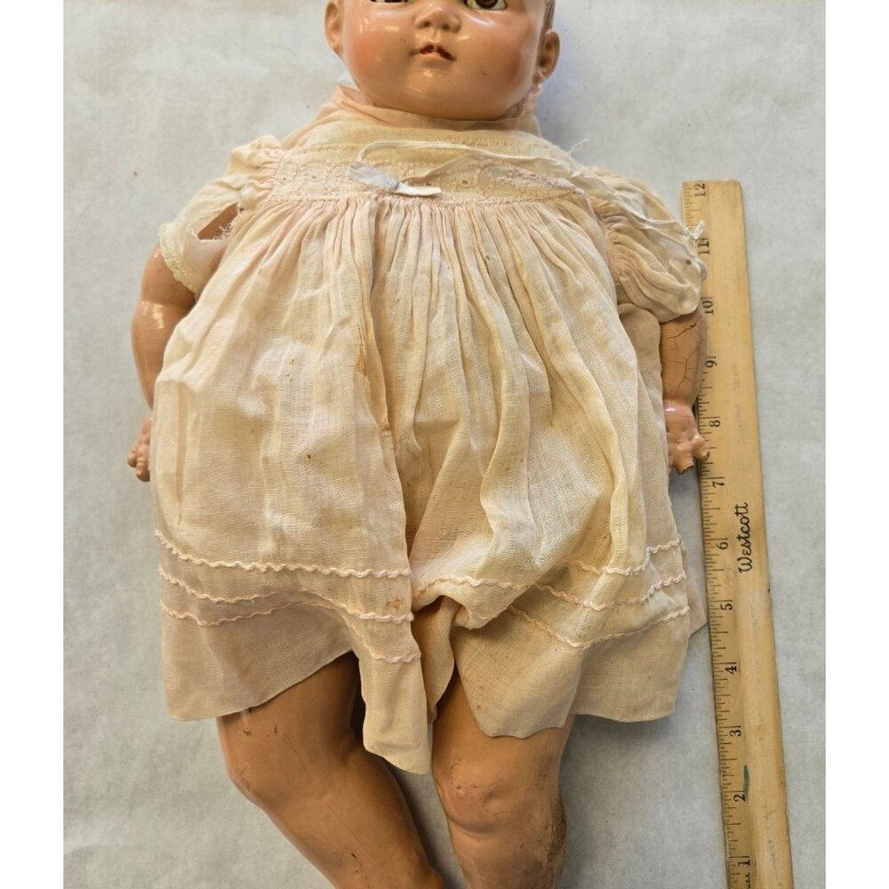 Vintage Abraham Katz Designed 16in Doll Ideal Toy Company With Sleepy Eyes